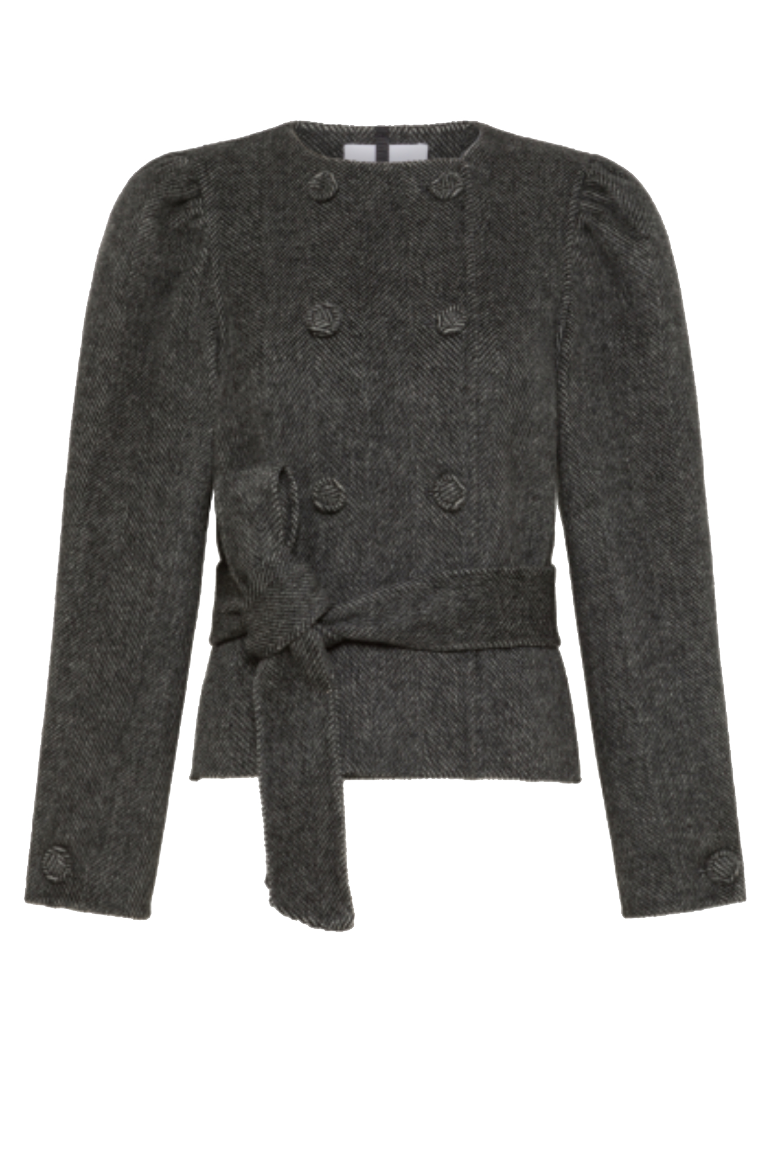 Cappotto corto doppiopetto in misto lana ATTIC AND BARN Etienne