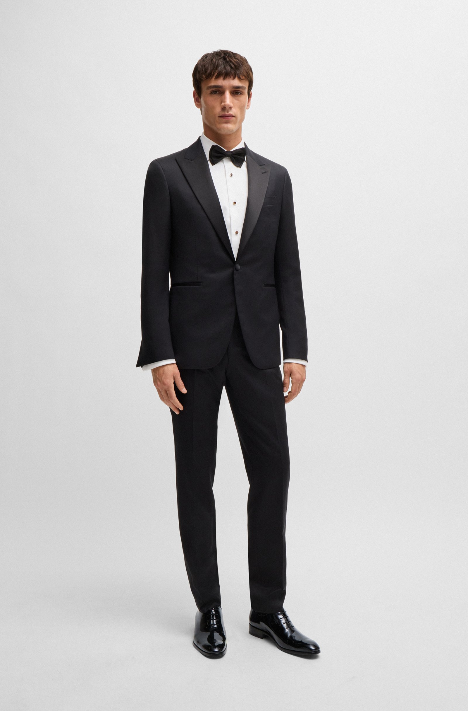 Boss tuxedo shoes discount