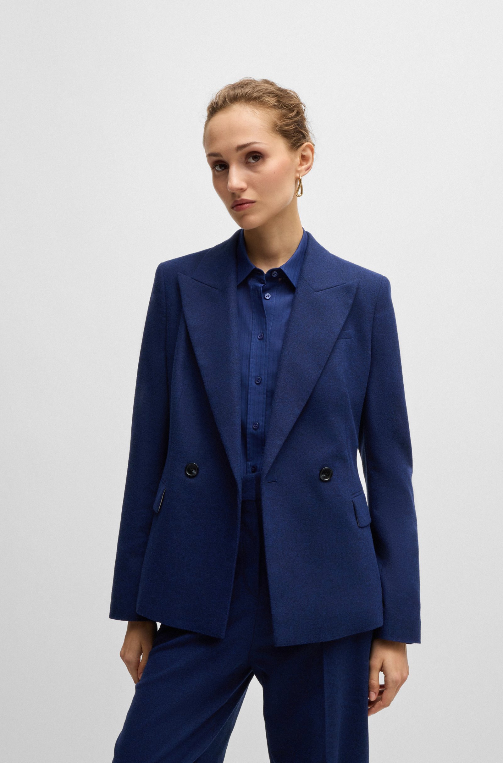 Boss double breasted suit hotsell
