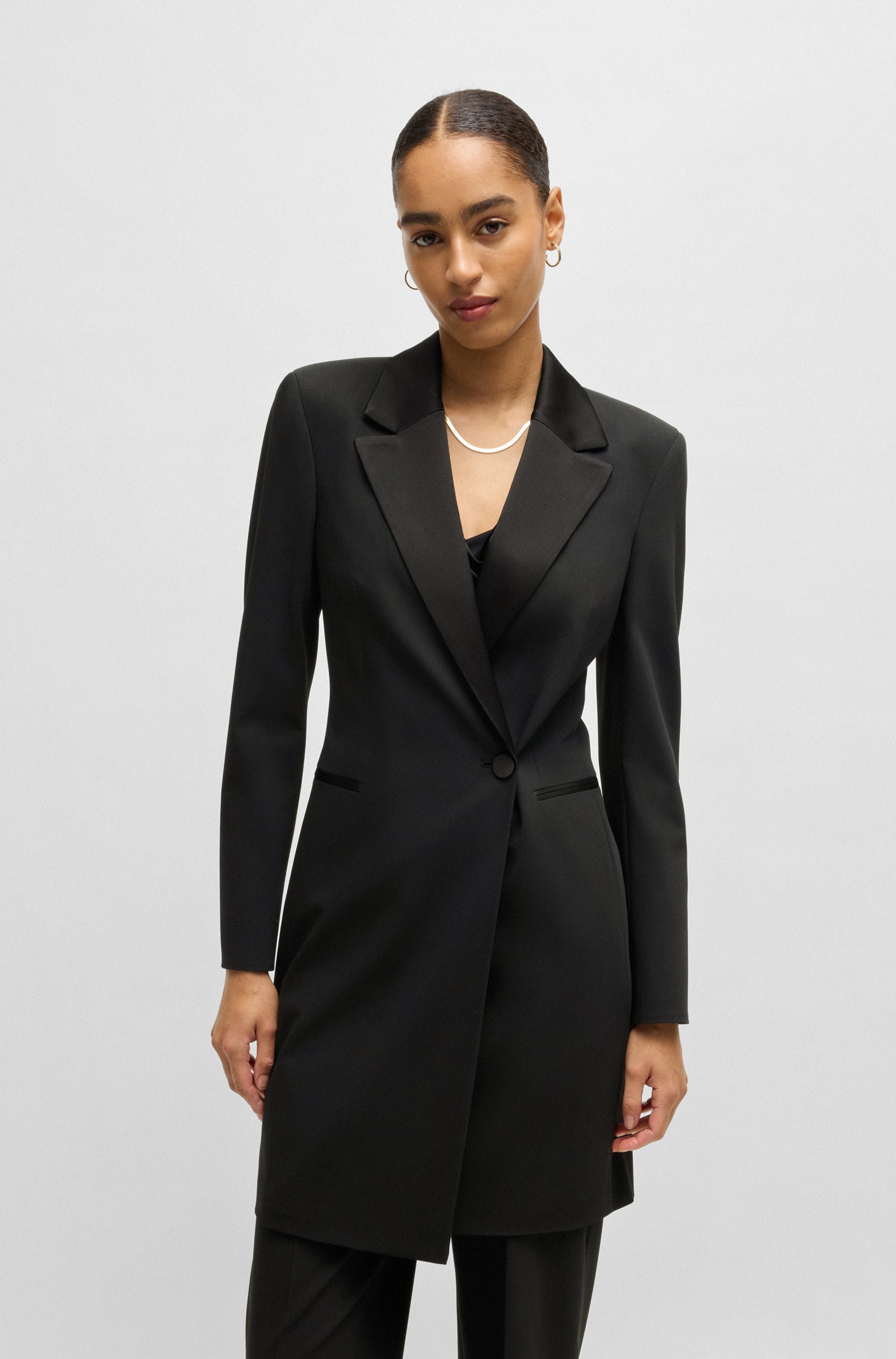 Vestito stile smoking new arrivals