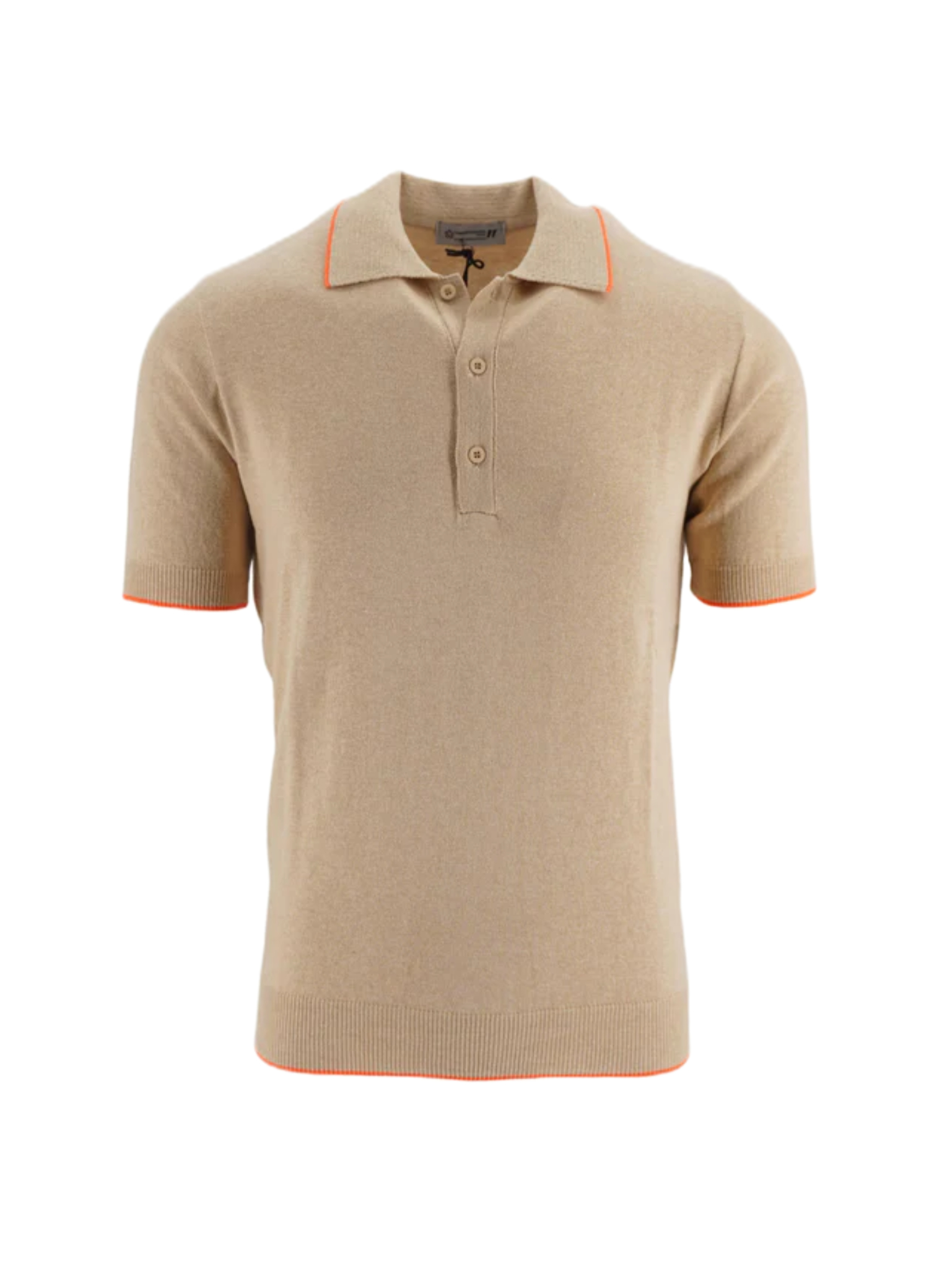 Polo shirt with ribbed hems DANIELE ALESSANDRINI Etienne