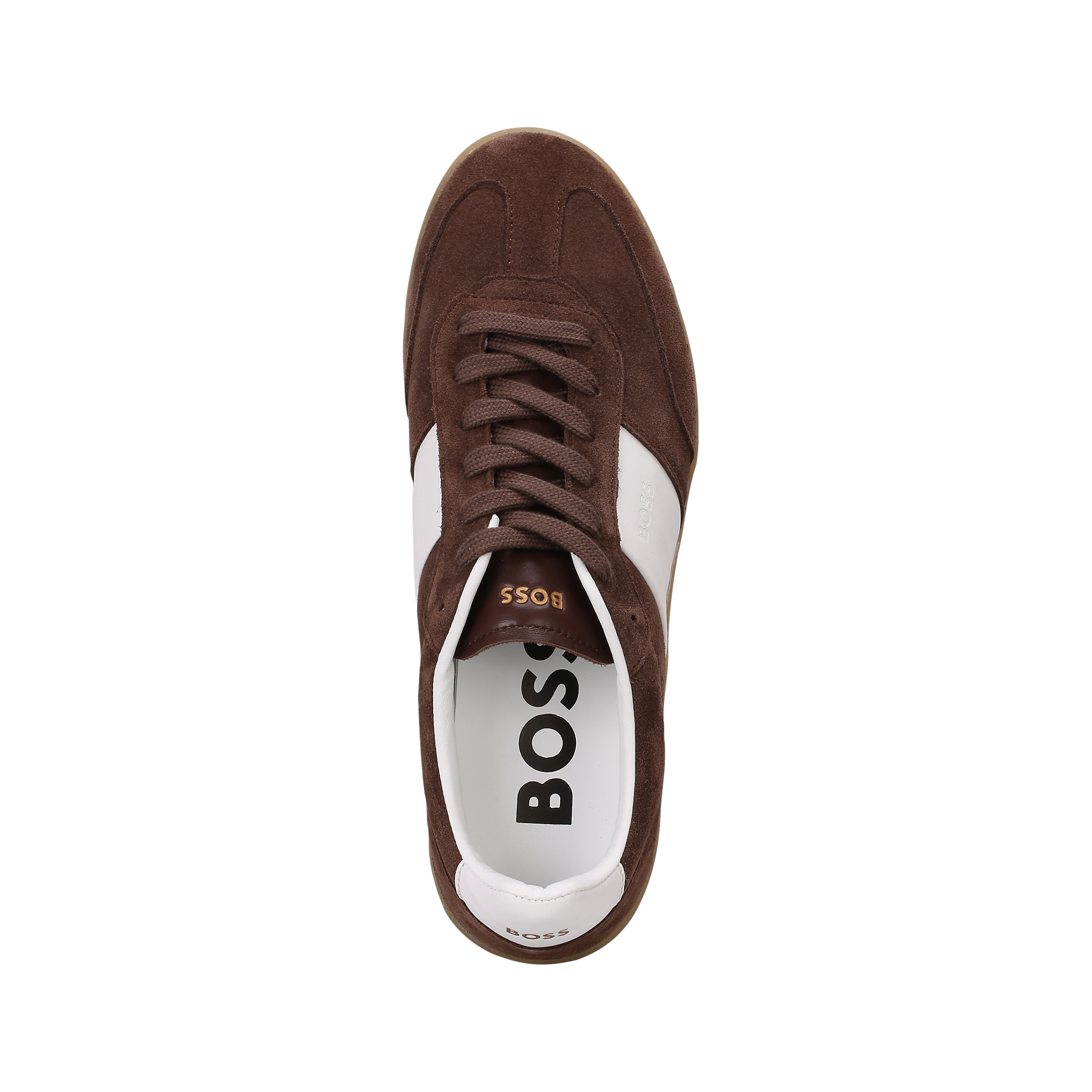 Boss brown trainers outlet