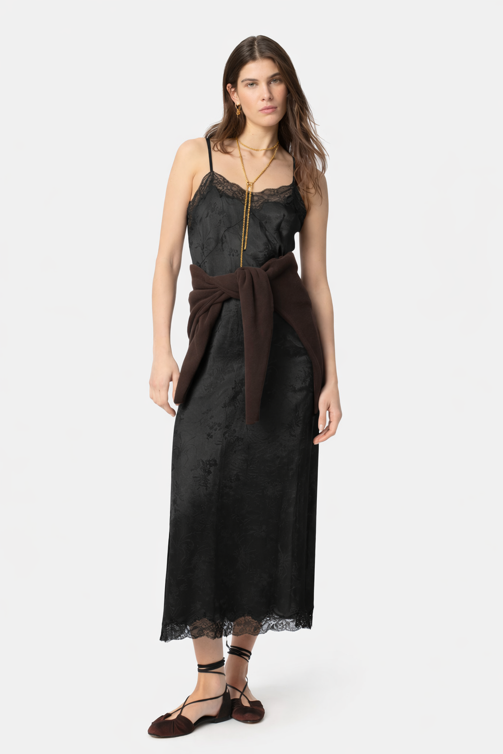 vanessa bruno silk dress Vanessa Dress - Havana - Size XS/S