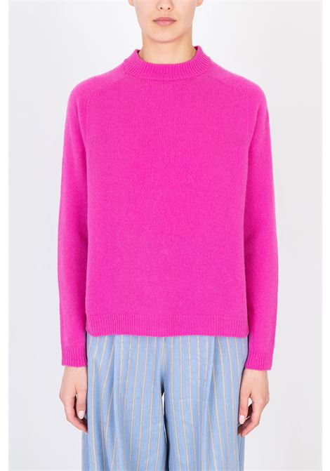 Maglione Girocollo Alysi - Colore Rosa - Stagione Autunno-Inverno 2023 ALYSI | Maglieria | 253468A3225PINK