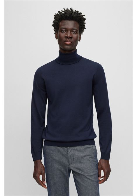 Slim fit turtleneck sweater in virgin wool BOSS |  | 50468262404