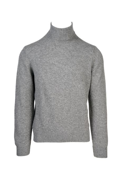 Maglione a collo alto in cashmere in colorazione grigia HERITAGE | Dolcevita | HI454D174
