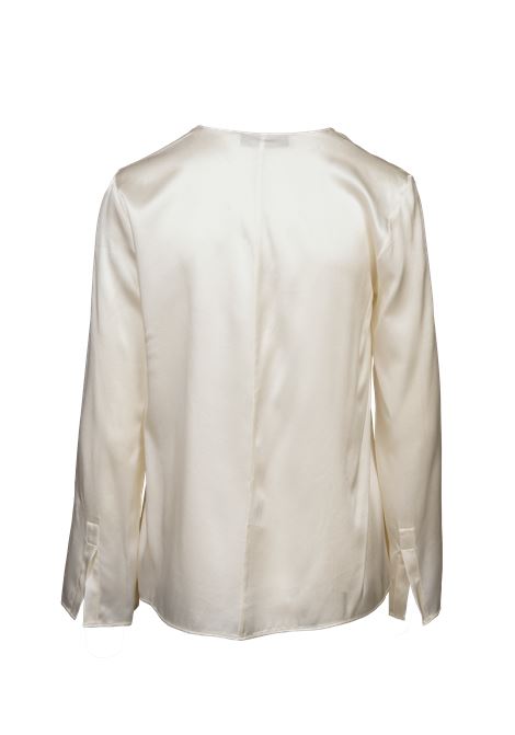 T-Shirt in seta colorazione panna JUCCA | Top & T-shirt | J3852017/L/03045