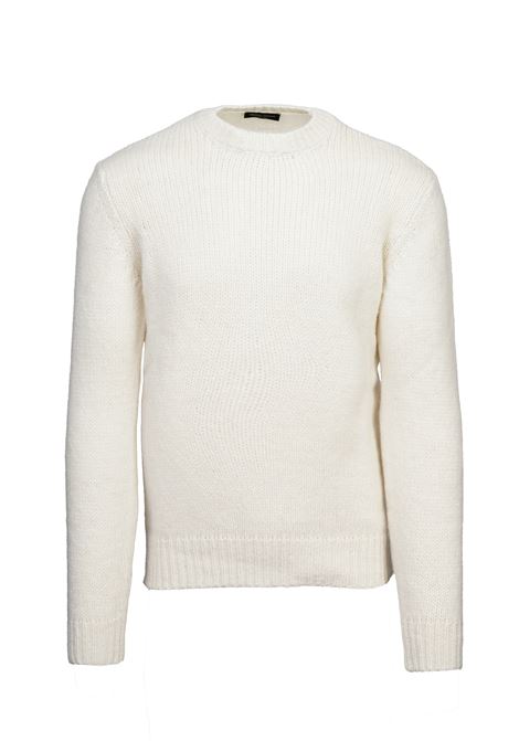 Maglioncino girocollo in colorazione chiara ROBERTO COLLINA | Girocollo | RP47001RP4702