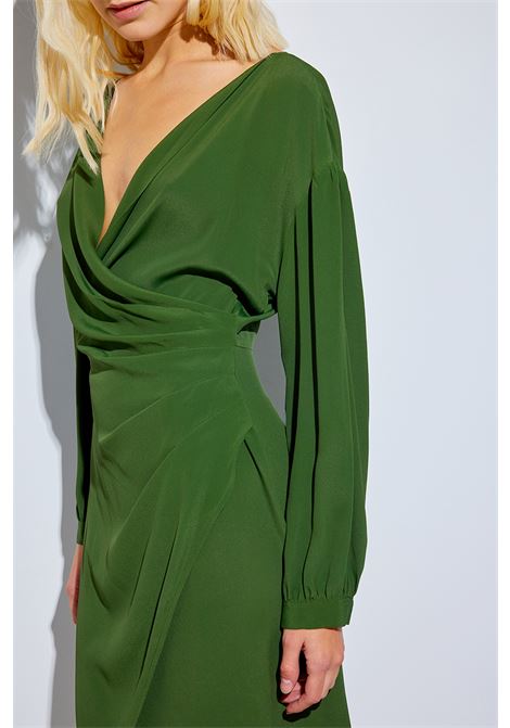 Abito Jada in crepe de chine con spacco SEMICOUTURE | Abiti | Y3WU11R93-0