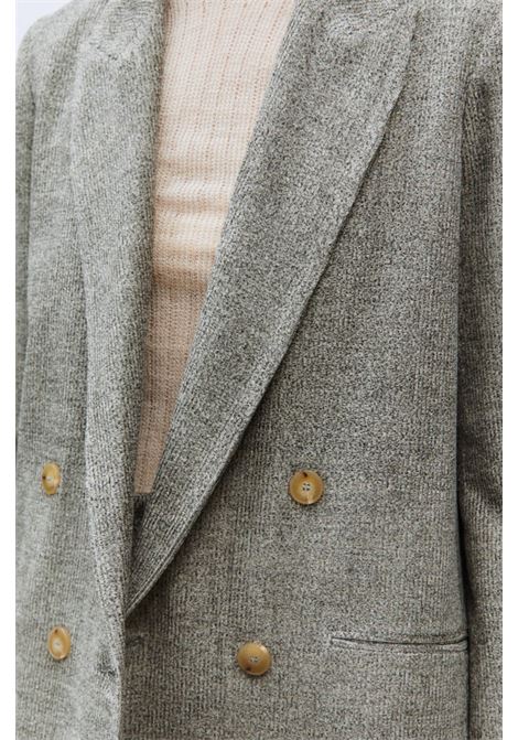 Blazer Doppiopetto in Velluto Melange ALYSI | Blazer | 154810A4002GM