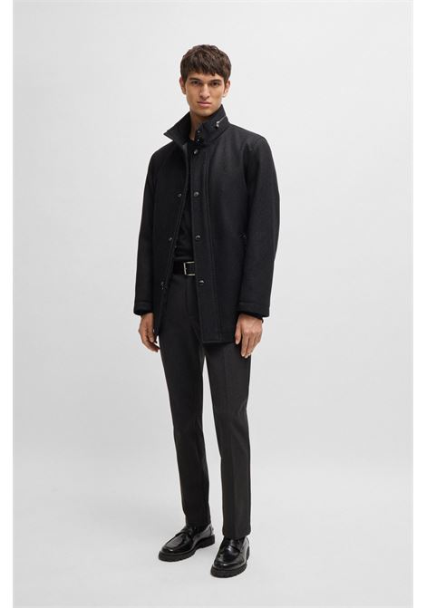 Maglione slim fit a girocollo in lana vergine BOSS | Maglieria | 50468239001
