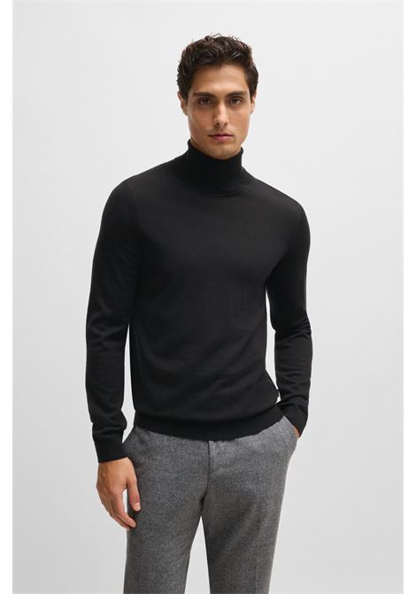 Maglione slim fit a collo alto in lana vergine BOSS | Maglieria | 50468262001