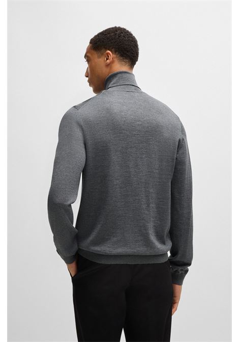 Maglione slim fit a collo alto in lana vergine BOSS | Maglieria | 50468262030