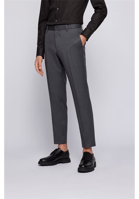 Pantaloni formali in serge di lana vergine - ONE BOSS | Pantaloni | 50469174021