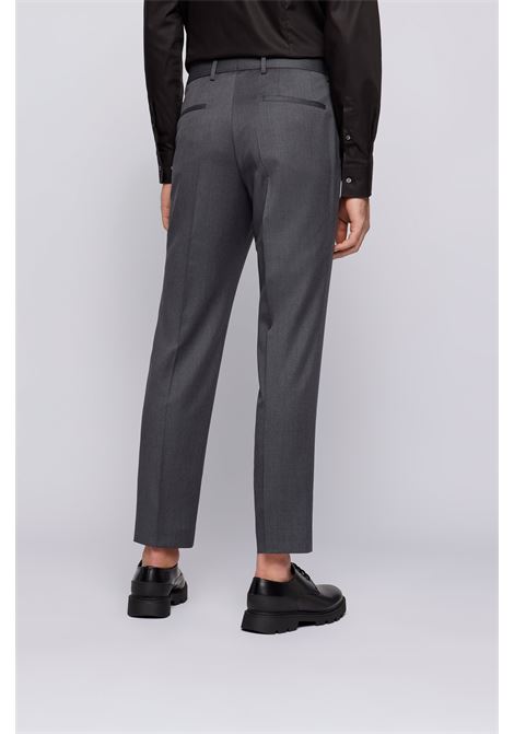 Pantaloni formali in serge di lana vergine - ONE BOSS | Pantaloni | 50469174C021