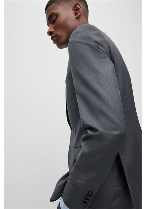Giacca extra slim fit in serge di lana vergine - ONE BOSS | Giacche | 50469181021