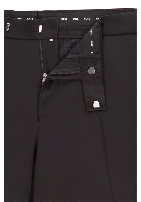 Pantaloni da smoking in serge di lana vergine - ONE BOSS | Pantaloni | 50469186001