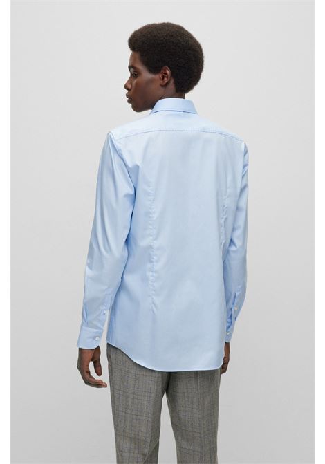 Camicia slim fit in popeline di cotone facile da stirare - NOS BOSS | Camicie | 50479922450