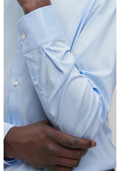 Camicia slim fit in popeline di cotone facile da stirare - NOS BOSS | Camicie | 50479922450