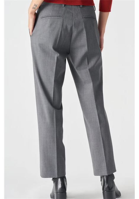 Pantalone a Sigaretta in Misto Lana Grigio Melange di Jucca JUCCA | Pantaloni | J4054082/18007