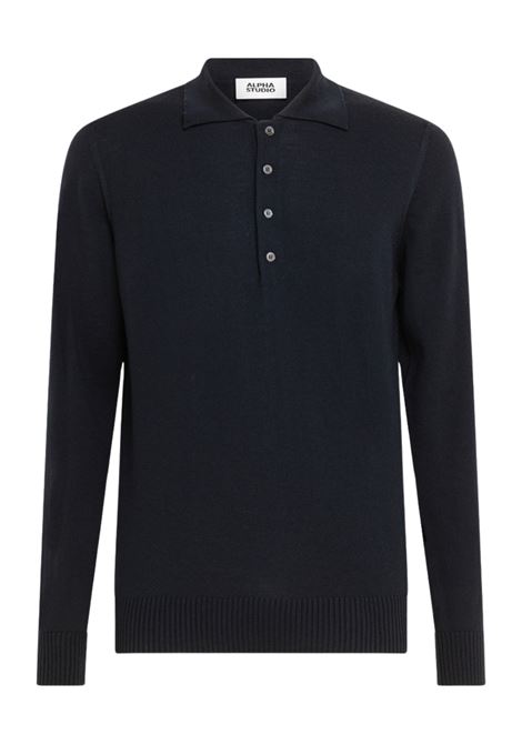 POLO BASIC IN MERINOS ALPHA STUDIO | Polo | AU-3013B1001