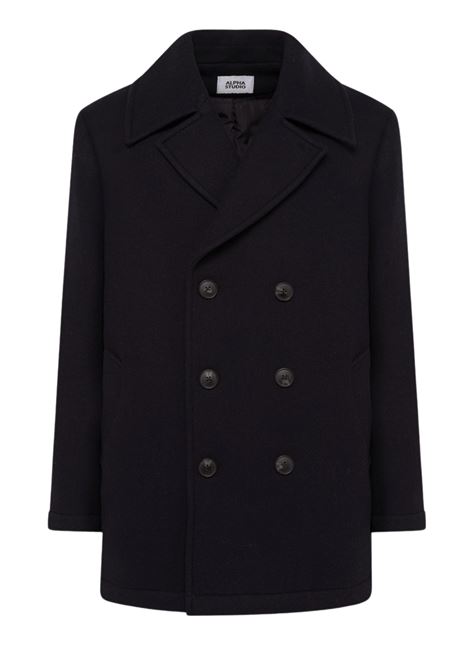 PEACOAT IN PANNO LANA ALPHA STUDIO | CAPPOTTI | AU-3492N1001