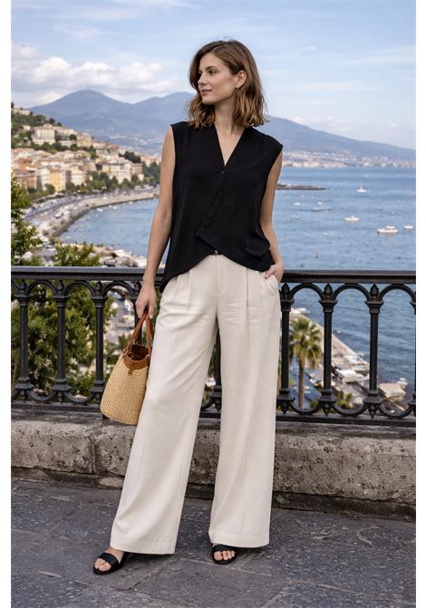 ALYSI  Tailored Wide-Leg Trousers Butter ALYSI |  | 165141A5049BURRO