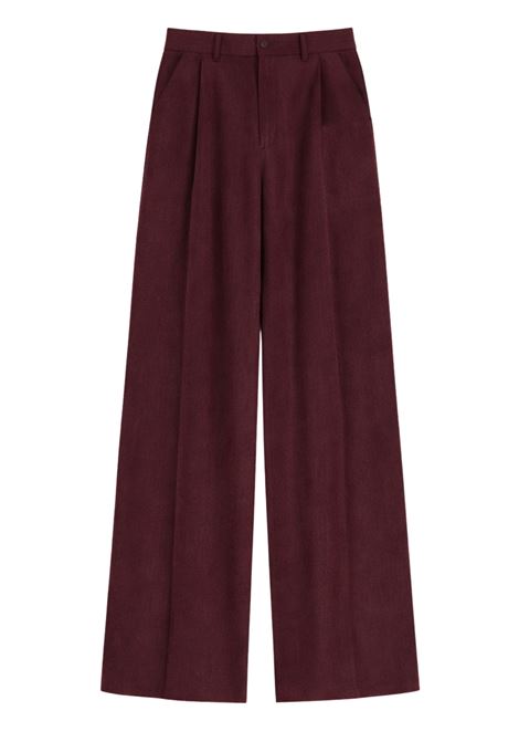 ALYSI  Tailored Wide-Leg Trousers Burgundy ALYSI |  | 165141A5049UV