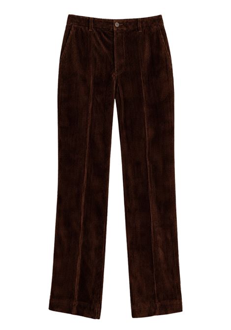 Pantalone in velluto a coste marrone da donna ALYSI | Pantaloni | 165175A5244MORO