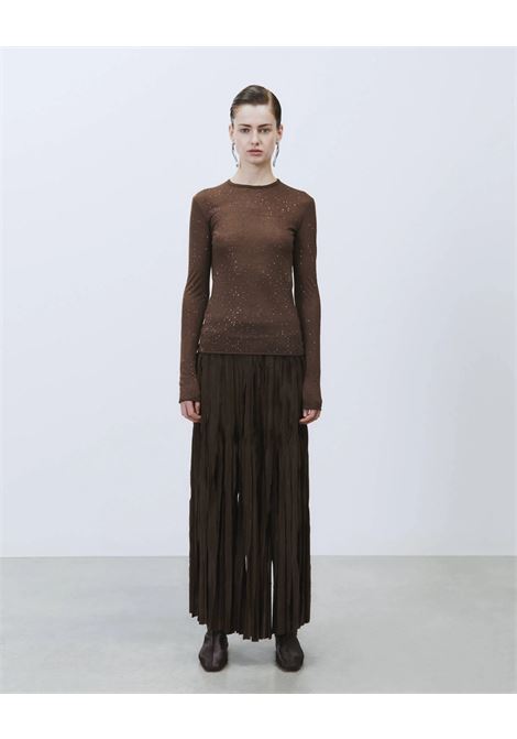 Alysi Long Sleeve Knit Top with Micro Sparkling Embellishments ALYSI |  | 165410A5023