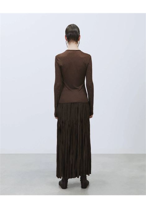 Alysi Long Sleeve Knit Top with Micro Sparkling Embellishments ALYSI |  | 165410A5023