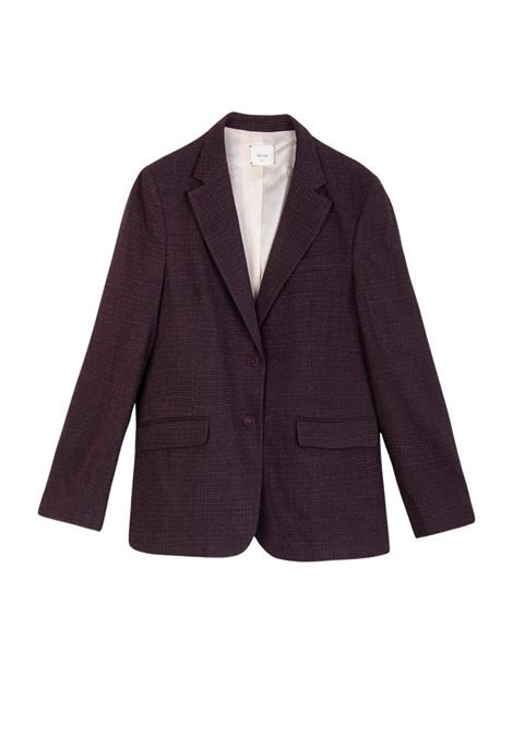 Blazer ALYSI in Lana Vergine Principe di Galles  Eleganza Naturale e Taglio Dritto ALYSI | GIACCHE | 165804A5048UV