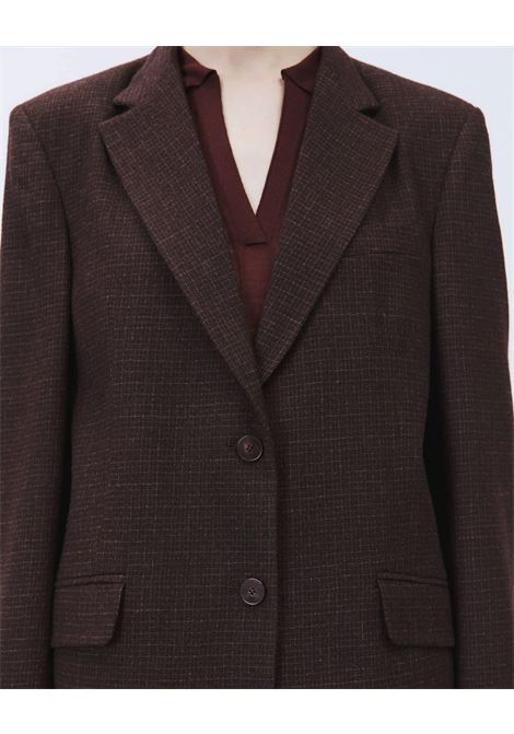 Blazer ALYSI in Lana Vergine Principe di Galles  Eleganza Naturale e Taglio Dritto ALYSI | GIACCHE | 165804A5048UV