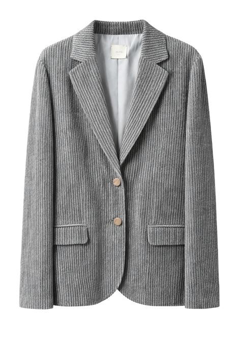 Blazer Alysi in velluto a coste grigio ALYSI | GIACCHE | 165816A5053GREY
