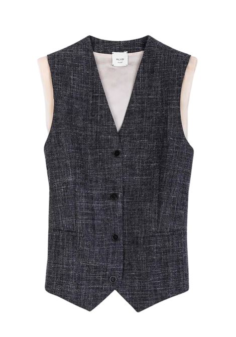 ALYSI Graniglia Wool Vest  Layered Elegance in Wool Blend ALYSI |  | 165831A5212CB