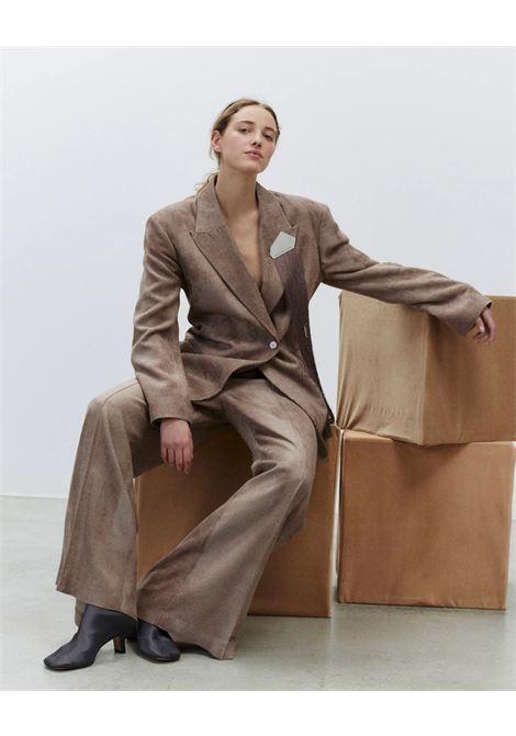 ALYSI Simposio Asymmetric Blazer  Corduroy Velvet and Artistic Design ALYSI |  | 165839A5220MOS