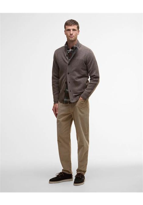Maglione con Zip Patch in Pura Lana dAgnello by Barbour BARBOUR | Maglieria | MKN0731ST52