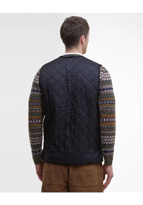 Gilet Trapuntato con Zip Polarquilt by Barbour  Classic Collection BARBOUR | Gilet | MLI0002BK91