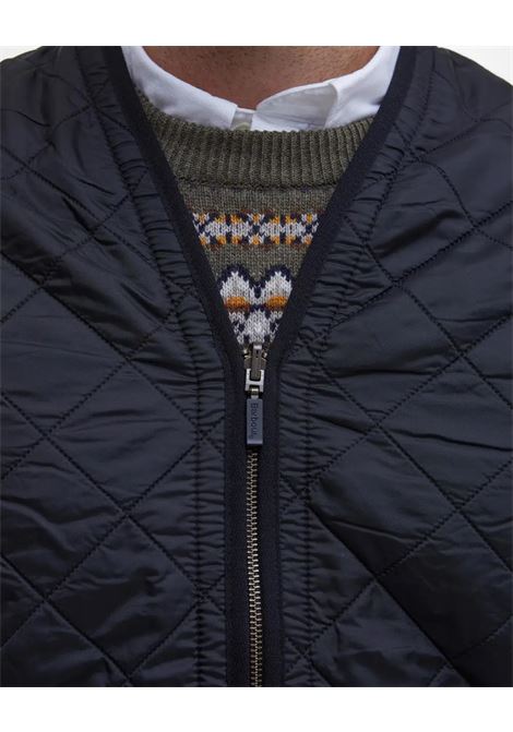 Gilet Trapuntato con Zip Polarquilt by Barbour  Classic Collection BARBOUR | Gilet | MLI0002BK91