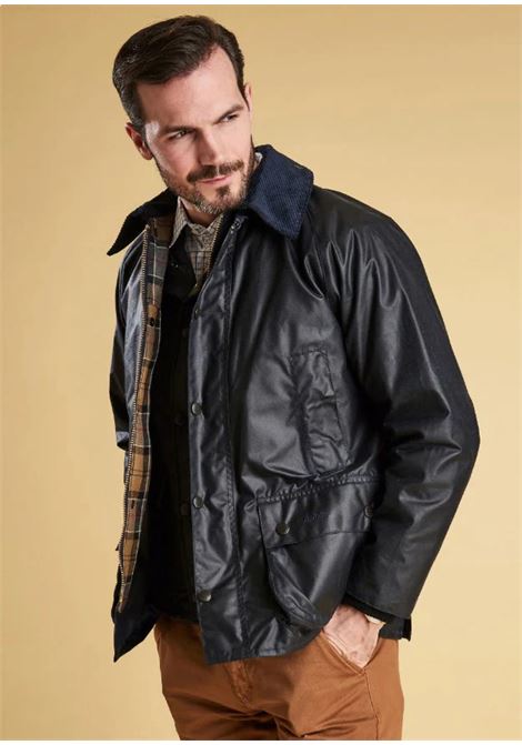 Barbour Bedale mens navy wax jacket BARBOUR |  | MWX0018NY91