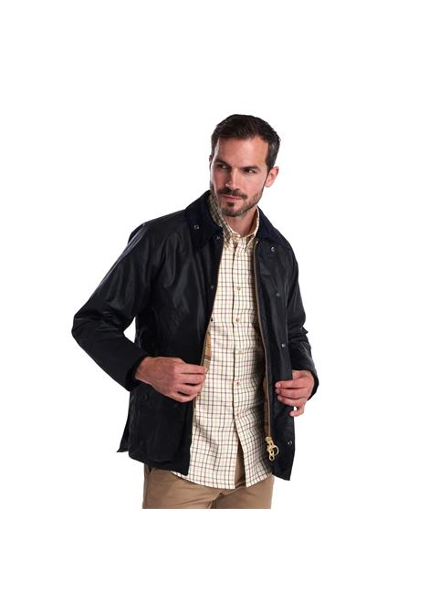 Barbour Bedale mens navy wax jacket BARBOUR |  | MWX0018NY91