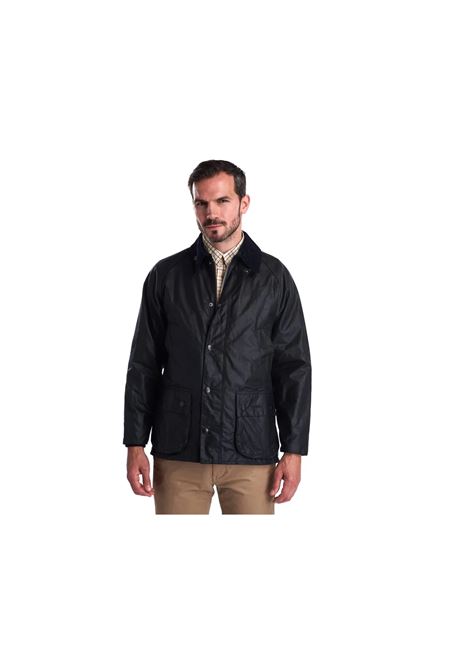 Barbour Bedale mens navy wax jacket BARBOUR |  | MWX0018NY91
