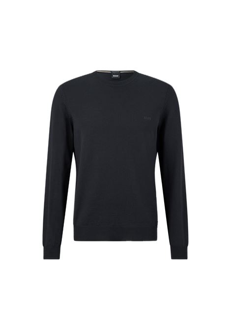 Eco-friendly wool sweater with embroidered logo BOSS |  | 50476364001