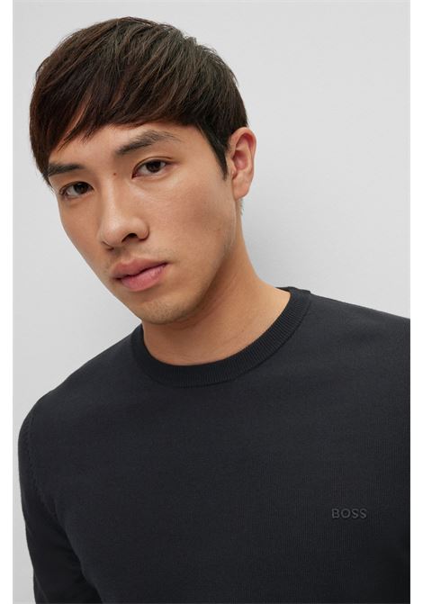 Eco-friendly wool sweater with embroidered logo BOSS |  | 50476364001
