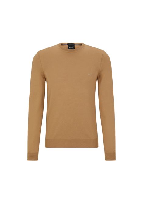 Eco-friendly wool sweater with embroidered logo BOSS |  | 50476364260