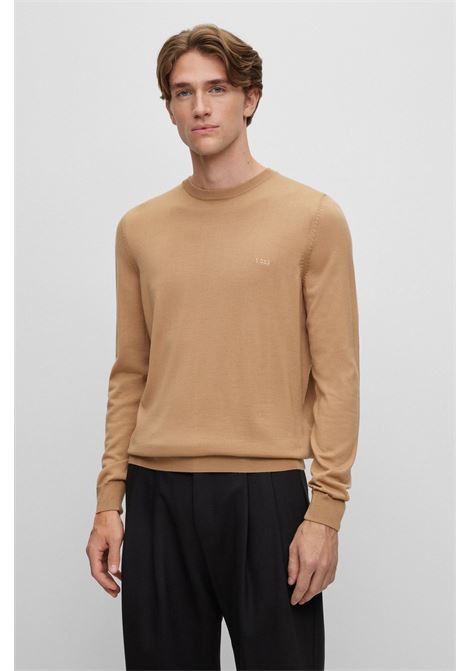 Eco-friendly wool sweater with embroidered logo BOSS |  | 50476364260