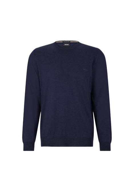 Eco-friendly wool sweater with embroidered logo BOSS |  | 50476364404