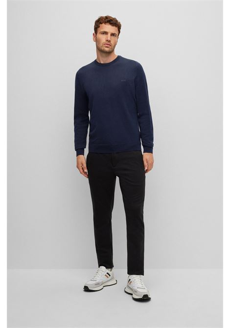 Eco-friendly wool sweater with embroidered logo BOSS |  | 50476364404