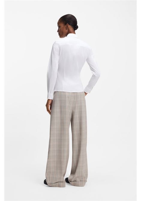 Camicetta Regular Fit BOSS Donna in Misto Cotone  Eleganza Morbida e Sostenibile BOSS | BLUSE / CAMICETTE | 5049943310000100