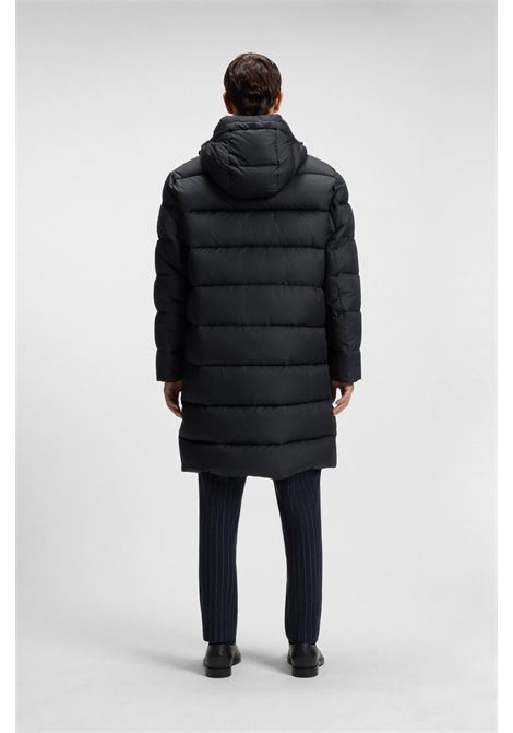 Giubbotto lungo imbottito e idrorepellente con cappuccio BOSS | SOPRABITI | 5054047440400404